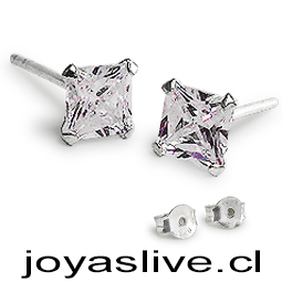 Aros plata italiana, cristal Swarovski