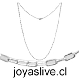 Cadena de plata chilena 950, 40cm. eslabon 1.5mm (co98)