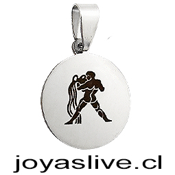 Dije acero  quirurgico Acuario