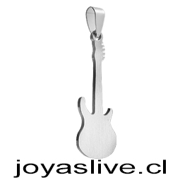 Dije acero, guitarra