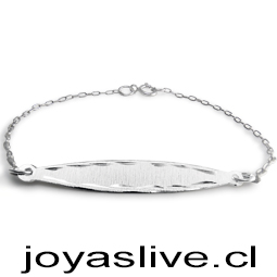 Pulsera plata 950 piocha brillante