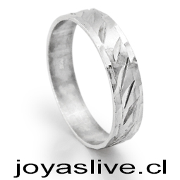 Anillo de plata chilena 950, Hexagonal Diseño (medida 26)
