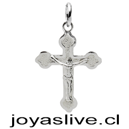  Dije Cruz Jesús  Plata chilena 950 