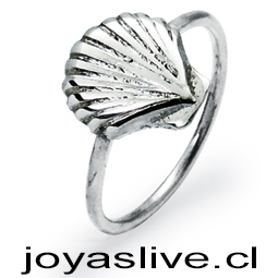 Anillo Plata chilena 950 Ostra (medida 12)