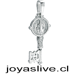 Dije Plata chilena 950 Lave del Reino de Dios 