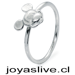 Anillo plata chilena 950, Mickey Mouse (medida 12)