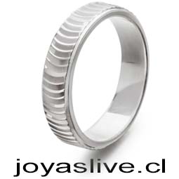 Anillo plata chilena 950, Carter Tracc (medida 12)