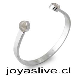Anillo de Plata chilena 950 con Puntos de Luz Ajustable Tornasol