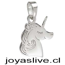 Dije de plata chilena 950, Unicornio.