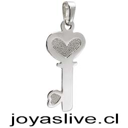 Dije de plata chilena 950, Llave de mi corazón