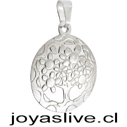 Dije de Plata chilena 950 Árbol de la Vida