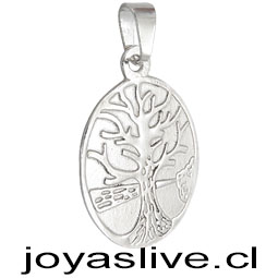 Dije de Plata chilena 950 Árbol de la Vida