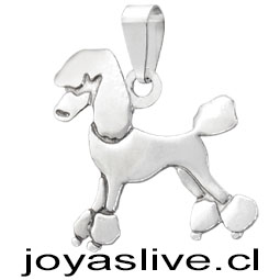 Dije de Plata chilena 950 Poodle