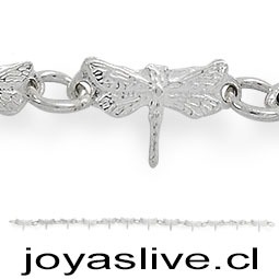 Pulsera Plata chilena 950, Libélula