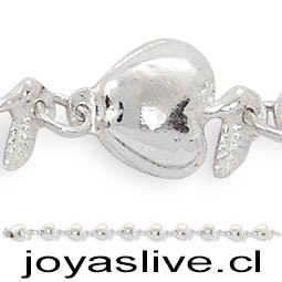 Pulsera Plata chilena 950, Manzana