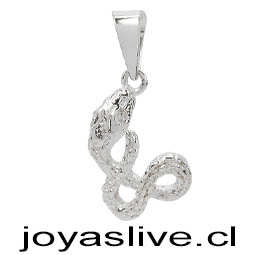 Dije de plata chilena 950, Serpiente Talismán. Protección
