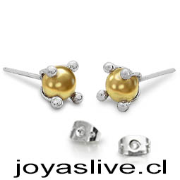 Aros de Platachilena 950, Pistilo Dorado
