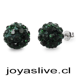 Aro de plata italiana 925, Shamballa, Azul Marino oscuro.