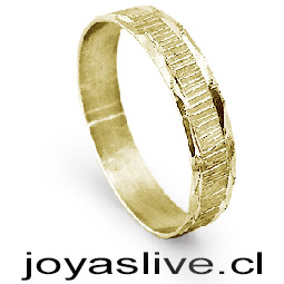 Anillo de Oro 18kl. Hexagonal Diseño (medida 20) (Peso aproximando, 2 gramos)