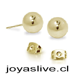 Aro de Oro 18kl. Esferas  (desde 0.9 hasta 1.2 gramos aproximando)