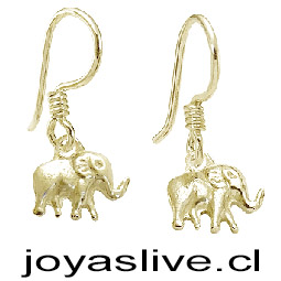  Aro de Oro 18kl. Elefantes ( 1,6 gramos aproximando)