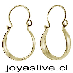 Aro de Oro 18kl. Botes Grandes ( 2.9 gramos aproximando)