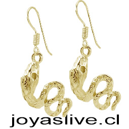 Aro de Oro 18kl. Serpientes ( Peso aproximando, 3 gramos )