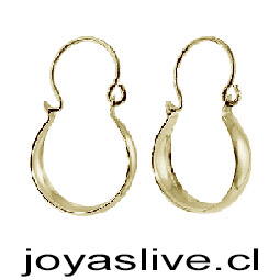 Aro de Oro 18kl. Botes Medianos ( Peso aproximando, 2 gramos )