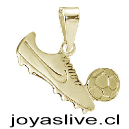 Dije de Oro 18kl. Zapato de Futból  ( Peso aproximando, 2 gramos )