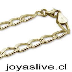   Pulsera de Oro con broche resorte  18kl.  ( Peso aproximando, 4 gramo )