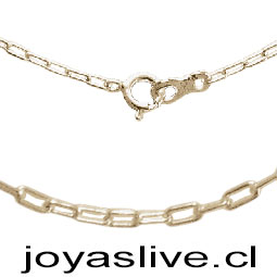 Cadena de Oro 18kl. (largo 50 cm. - eslabón 3.0mm) (4 gramos)