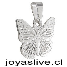 Dije de plata chilena 950, Mariposa