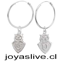 Aros Argollas de Plata chilena 950 Universidad de Chile