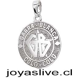 Dije de Plata chilena 950 Garra Blanca Colo - Colo