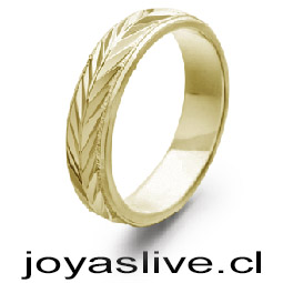 Anillo de Oro 18 kl.  Espigas (medida 18) (Peso aproximado, 3 gramos)