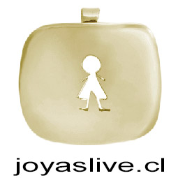 Dije de Oro 18 kl.  Niño (Peso aproximado 2,5 gramos)