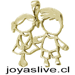 Dije de Oro 18 kl. Hermanos (2 gramos)
