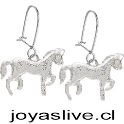 Aros de Plata chilena 950 Caballos