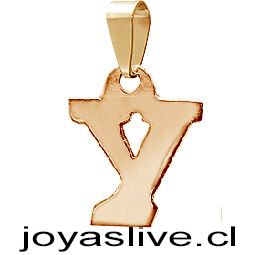 Dije Letra de Oro 18 kl. &quot;Y&quot; (0.9 gramos)
