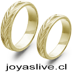 Par Anillos de Oro 18 kl. Espigas. (medida de 12 a 24) (Peso aproximando, 6 gramos)