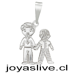 Dije Papá Niño Plata chilena 950