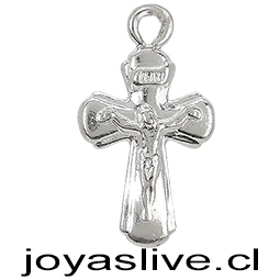 Dije de Plata chilena 950 Cruz Inri