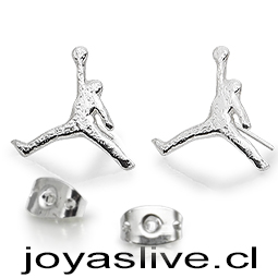 Aros de Plata chilena 950 Jordan 